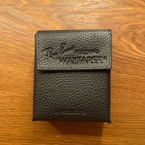 All Black Ray Ban  Folding Wayfarer